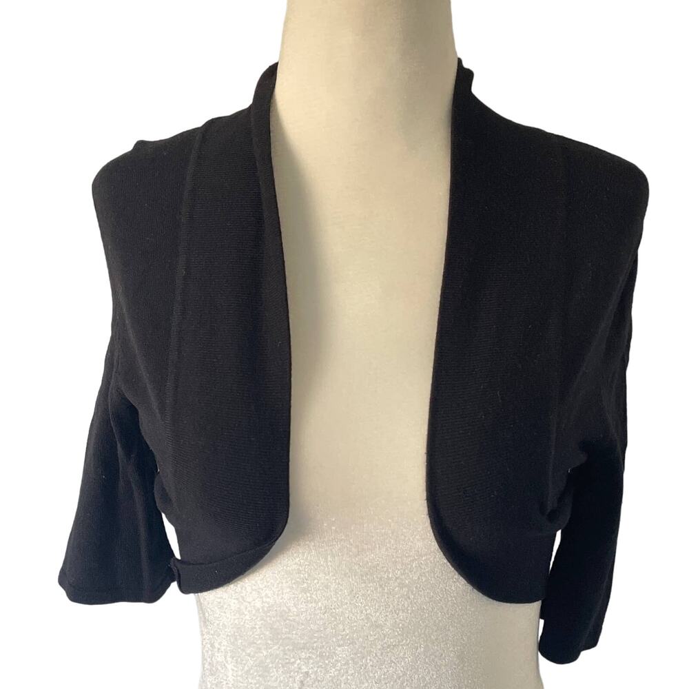 Bask Black Crop Sweater Small